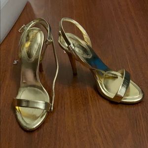 Gold heels